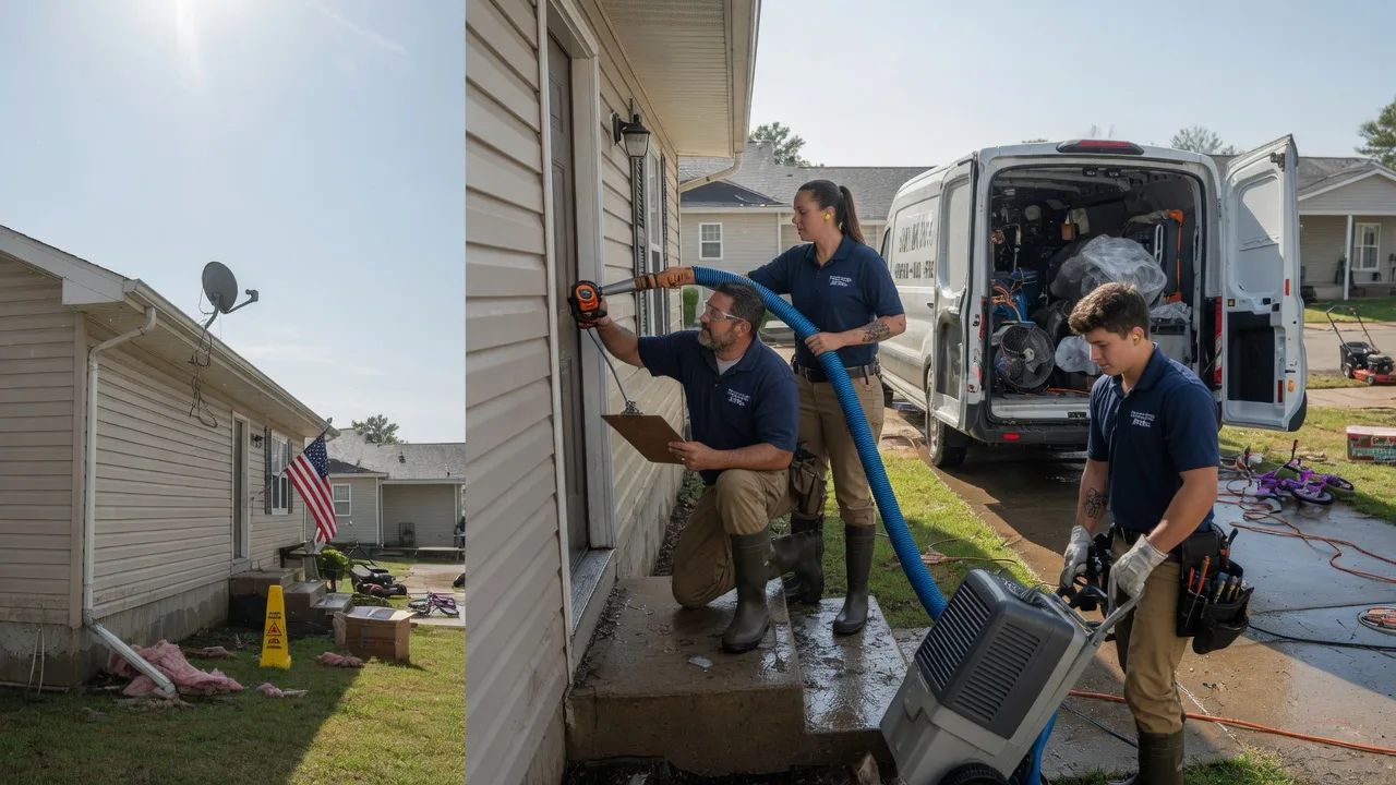 Ceiling Water Damage Restoration in Columbia, VA near me